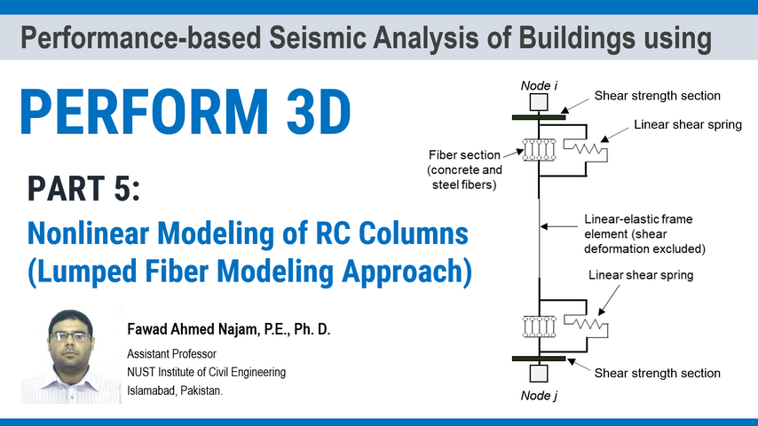 Part 5: PERFORM 3D – Nonlinear Modeling of RC Columns (Lumped Fiber Modeling Approach)